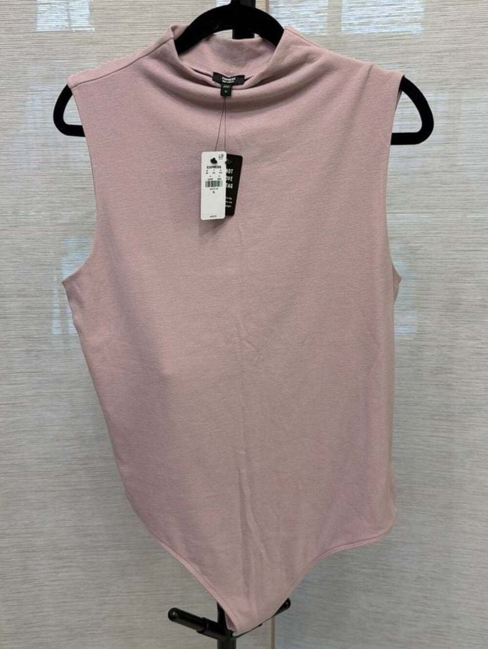 Express Body Contour Sleeveless Mock Neck